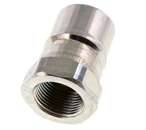Stalen DN 20 Hydraulische Koppeling Insteeknippel G 3/4 inch Binnendraad Drukontlasting ISO 7241-1 B D 31.4mm