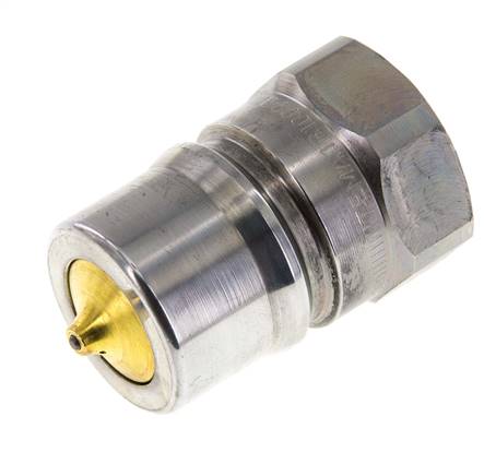 Stalen DN 25 Hydraulische Koppeling Insteeknippel G 1 inch Binnendraad Drukontlasting ISO 7241-1 B D 37.8mm