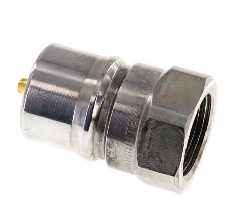 Stalen DN 25 Hydraulische Koppeling Insteeknippel G 1 inch Binnendraad Drukontlasting ISO 7241-1 B D 37.8mm