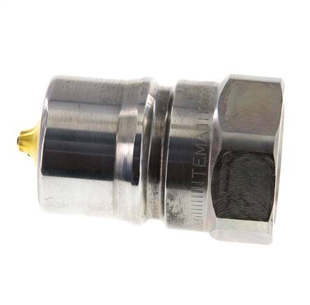 Stalen DN 25 Hydraulische Koppeling Insteeknippel G 1 inch Binnendraad Drukontlasting ISO 7241-1 B D 37.8mm