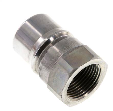 Stalen DN 25 Hydraulische Koppeling Insteeknippel G 1 inch Binnendraad Drukontlasting ISO 7241-1 B D 37.8mm