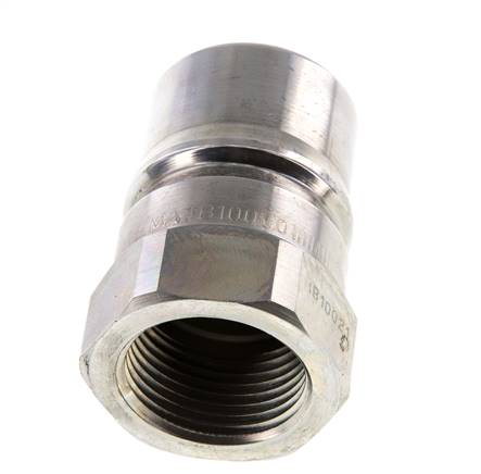 Stalen DN 25 Hydraulische Koppeling Insteeknippel G 1 inch Binnendraad Drukontlasting ISO 7241-1 B D 37.8mm