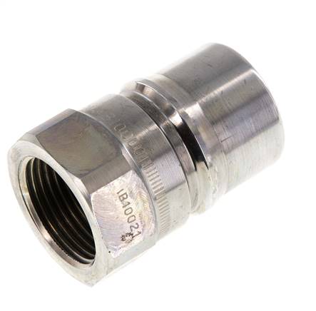 Stalen DN 25 Hydraulische Koppeling Insteeknippel G 1 inch Binnendraad Drukontlasting ISO 7241-1 B D 37.8mm