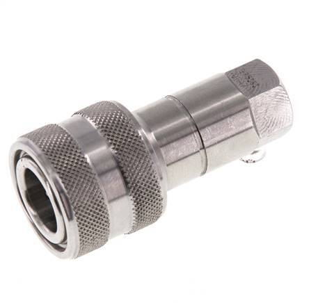 RVS DN 5 Hydraulische Koppeling Snelkoppeling G 1/8 inch Binnendraad ISO 7241-1 B D 10.9mm