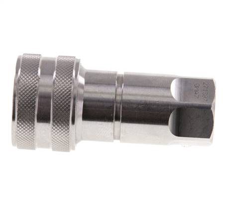 RVS DN 6.3 Hydraulische Koppeling Snelkoppeling G 1/4 inch Binnendraad ISO 7241-1 B D 14.2mm