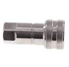 RVS DN 6.3 Hydraulische Koppeling Snelkoppeling G 1/4 inch Binnendraad ISO 7241-1 B D 14.2mm