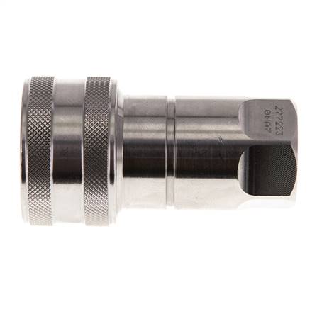 RVS DN 10 Hydraulische Koppeling Snelkoppeling G 3/8 inch Binnendraad ISO 7241-1 B D 19.1mm