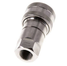 RVS DN 10 Hydraulische Koppeling Snelkoppeling G 3/8 inch Binnendraad ISO 7241-1 B D 19.1mm