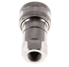 RVS DN 10 Hydraulische Koppeling Snelkoppeling G 3/8 inch Binnendraad ISO 7241-1 B D 19.1mm