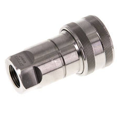 RVS DN 10 Hydraulische Koppeling Snelkoppeling G 3/8 inch Binnendraad ISO 7241-1 B D 19.1mm