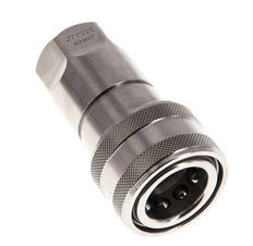 RVS DN 10 Hydraulische Koppeling Snelkoppeling G 3/8 inch Binnendraad ISO 7241-1 B D 19.1mm