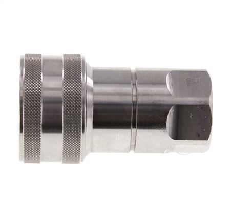 RVS DN 12.5 Hydraulische Koppeling Snelkoppeling G 1/2 inch Binnendraad ISO 7241-1 B D 23.5mm