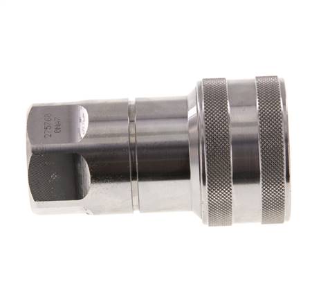 RVS DN 12.5 Hydraulische Koppeling Snelkoppeling G 1/2 inch Binnendraad ISO 7241-1 B D 23.5mm