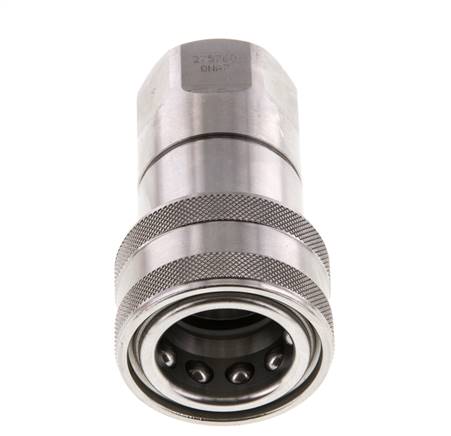 RVS DN 12.5 Hydraulische Koppeling Snelkoppeling G 1/2 inch Binnendraad ISO 7241-1 B D 23.5mm