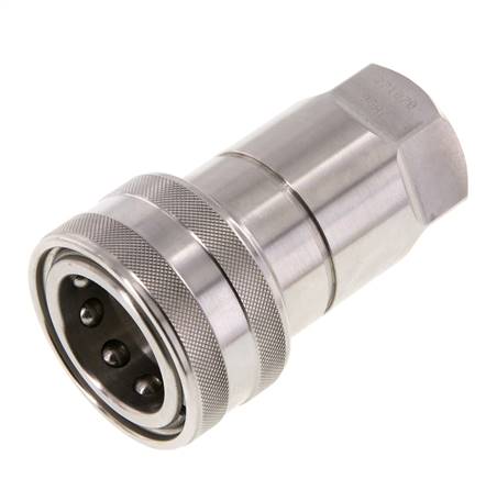 RVS DN 20 Hydraulische Koppeling Snelkoppeling G 3/4 inch Binnendraad ISO 7241-1 B D 31.4mm