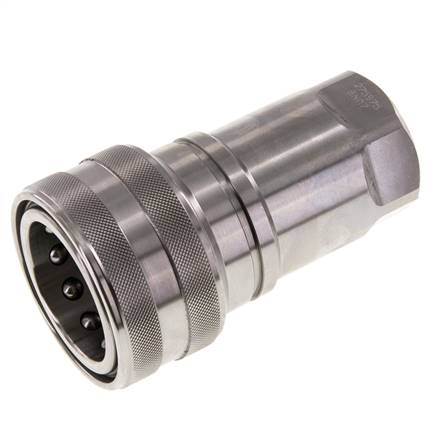 RVS DN 50 Hydraulische Koppeling Snelkoppeling G 2 inch Binnendraad ISO 7241-1 B D 63.2mm