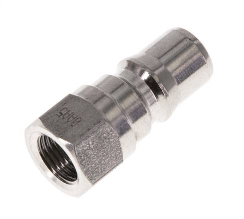 RVS DN 5 Hydraulische Koppeling Insteeknippel G 1/8 inch Binnendraad ISO 7241-1 B D 10.9mm
