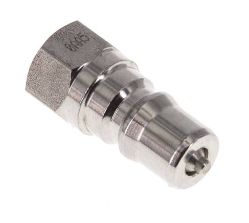 RVS DN 5 Hydraulische Koppeling Insteeknippel G 1/8 inch Binnendraad ISO 7241-1 B D 10.9mm