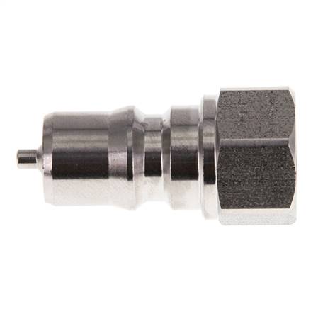 RVS DN 6.3 Hydraulische Koppeling Insteeknippel G 1/4 inch Binnendraad ISO 7241-1 B D 14.2mm