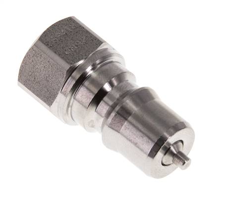 RVS DN 6.3 Hydraulische Koppeling Insteeknippel G 1/4 inch Binnendraad ISO 7241-1 B D 14.2mm