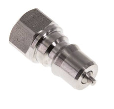RVS DN 6.3 Hydraulische Koppeling Insteeknippel G 1/4 inch Binnendraad ISO 7241-1 B D 14.2mm