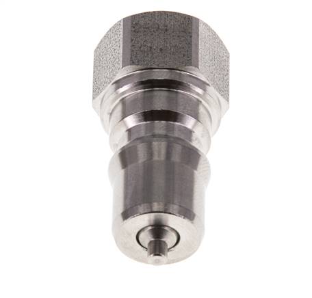 RVS DN 6.3 Hydraulische Koppeling Insteeknippel G 1/4 inch Binnendraad ISO 7241-1 B D 14.2mm