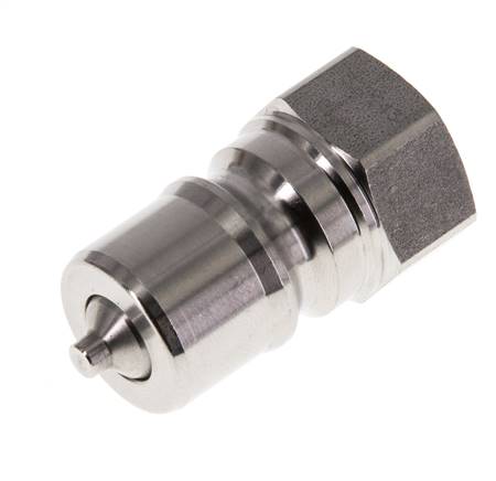 RVS DN 10 Hydraulische Koppeling Insteeknippel G 3/8 inch Binnendraad ISO 7241-1 B D 19.1mm
