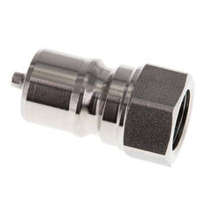 RVS DN 10 Hydraulische Koppeling Insteeknippel G 3/8 inch Binnendraad ISO 7241-1 B D 19.1mm