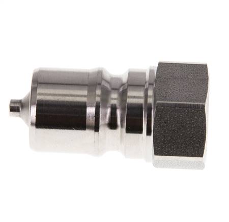RVS DN 10 Hydraulische Koppeling Insteeknippel G 3/8 inch Binnendraad ISO 7241-1 B D 19.1mm