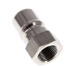 RVS DN 10 Hydraulische Koppeling Insteeknippel G 3/8 inch Binnendraad ISO 7241-1 B D 19.1mm