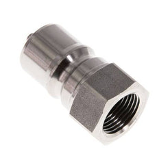 RVS DN 10 Hydraulische Koppeling Insteeknippel G 3/8 inch Binnendraad ISO 7241-1 B D 19.1mm