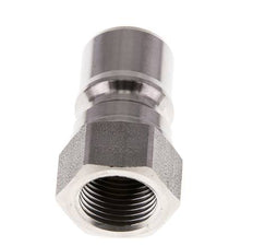 RVS DN 10 Hydraulische Koppeling Insteeknippel G 3/8 inch Binnendraad ISO 7241-1 B D 19.1mm