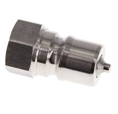 RVS DN 10 Hydraulische Koppeling Insteeknippel G 3/8 inch Binnendraad ISO 7241-1 B D 19.1mm