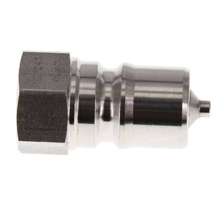 RVS DN 10 Hydraulische Koppeling Insteeknippel G 3/8 inch Binnendraad ISO 7241-1 B D 19.1mm