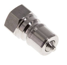 RVS DN 10 Hydraulische Koppeling Insteeknippel G 3/8 inch Binnendraad ISO 7241-1 B D 19.1mm
