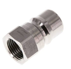 RVS DN 12.5 Hydraulische Koppeling Insteeknippel G 1/2 inch Binnendraad ISO 7241-1 B D 23.5mm