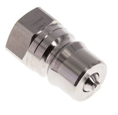 RVS DN 12.5 Hydraulische Koppeling Insteeknippel G 1/2 inch Binnendraad ISO 7241-1 B D 23.5mm