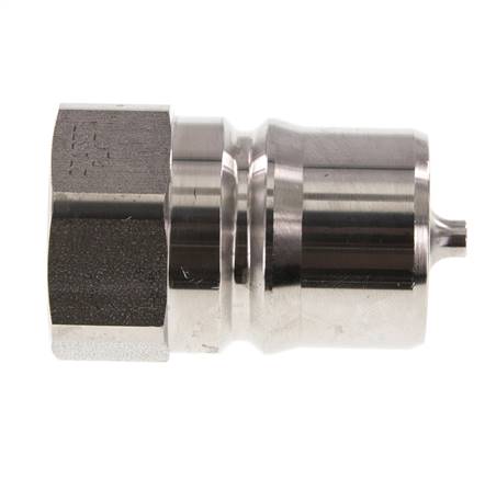 RVS DN 25 Hydraulische Koppeling Insteeknippel G 1 inch Binnendraad ISO 7241-1 B D 37.8mm