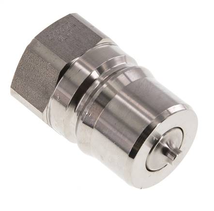 RVS DN 25 Hydraulische Koppeling Insteeknippel G 1 inch Binnendraad ISO 7241-1 B D 37.8mm