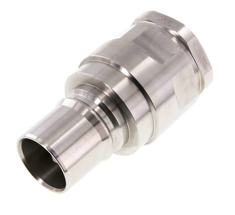 RVS DN 40 Hydraulische Koppeling Insteeknippel G 1 1/2 inch Binnendraad ISO 7241-1 B D 44.5mm