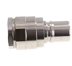 RVS DN 40 Hydraulische Koppeling Insteeknippel G 1 1/2 inch Binnendraad ISO 7241-1 B D 44.5mm