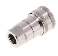 RVS DN 12.5 Hydraulische Koppeling Snelkoppeling 1/2 inch NPT binnendraad ISO 7241-1 B D 23.5mm