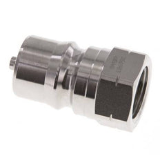 RVS DN 12.5 Hydraulische Koppeling Insteeknippel 1/2 inch NPT binnendraad ISO 7241-1 B D 23.5mm