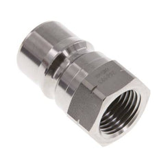 RVS DN 12.5 Hydraulische Koppeling Insteeknippel 1/2 inch NPT binnendraad ISO 7241-1 B D 23.5mm
