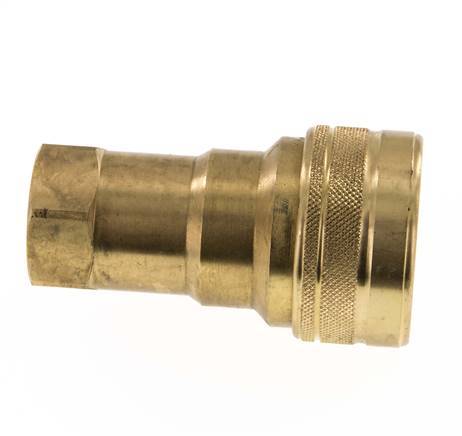 Messing DN 20 Hydraulische Koppeling Snelkoppeling G 3/4 inch Binnendraad ISO 7241-1 B D 31.4mm