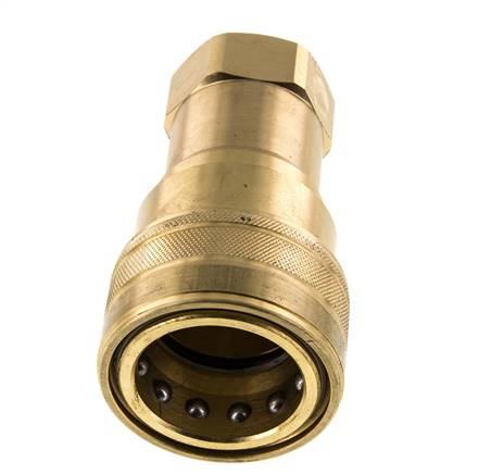 Messing DN 50 Hydraulische Koppeling Snelkoppeling G 2 inch Binnendraad ISO 7241-1 B D 63.2mm