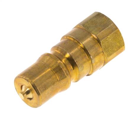 Messing DN 5 Hydraulische Koppeling Insteeknippel G 1/8 inch Binnendraad ISO 7241-1 B D 10.9mm
