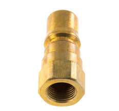 Messing DN 5 Hydraulische Koppeling Insteeknippel G 1/8 inch Binnendraad ISO 7241-1 B D 10.9mm