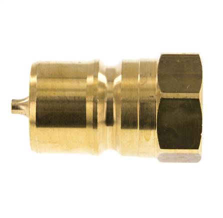Messing DN 20 Hydraulische Koppeling Insteeknippel G 3/4 inch Binnendraad ISO 7241-1 B D 31.4mm