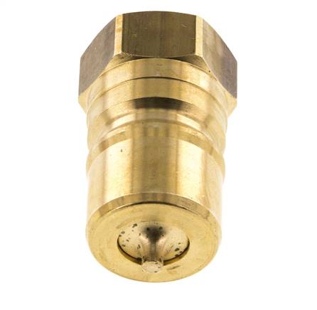 Messing DN 20 Hydraulische Koppeling Insteeknippel G 3/4 inch Binnendraad ISO 7241-1 B D 31.4mm